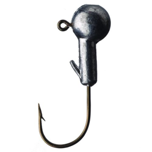 Eagle Claw Ball Head Jig 1/4oz, 25pk, Unpainted - Eagle Claw
