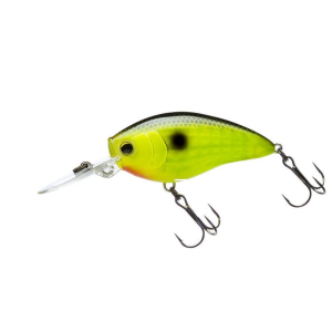 Yo-Zuri R1441 BLCL 3DR-X CRANK MR - (MID RUNNER) (F) 50mm 2" BLACK BACK Chartreuse - Yo-Zuri