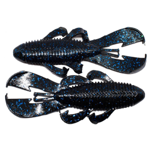 Googan Baits Bandito Bug 4" BLACK BLUE FLAKE 7CT - Googan Baits, Llc