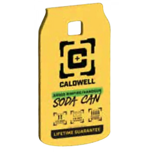 Caldwell AR500 Soda Can Target, Yellow - Caldwell