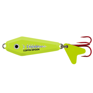 Northland Buck-Shot Coffin Spoon - 1/Card - 3/16Oz Chartruese - Northland Fishing Tackle