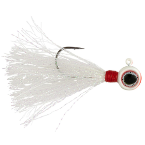 Northland Deep-Vee Bucktail Jig 1/8 Oz, 1/O Hk White 2/Cd - Northland Fishing Tackle