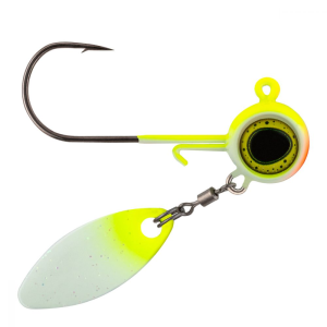 Northland Deep-Vee Spin 1/16 Oz, #2 Hk Chartreuse 2/Cd - Northland Fishing Tackle
