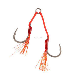 Mustad Assist Hooks, Alpha Light Flash, Double, 2, 2 pack, TX Finish - Mustad