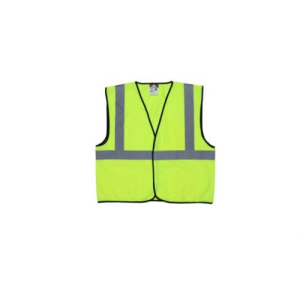 Class 2 Solid Lime Safety Vest - Rings Mfg