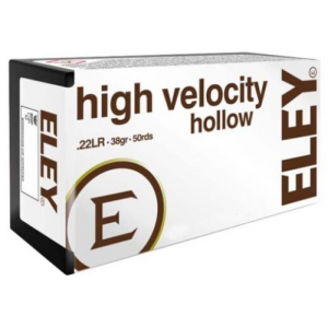 y High Velocity 22LR 38gr Hollow Point 50rd Box Ammo