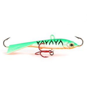 Clam Tikka Mino, 3/16 Oz Size 12, Glow Perch - Clam