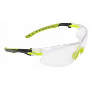 Allen ULTRX Keen Safety Glasses Youth, Clear Lens, Lime Green Frame - Allen Company