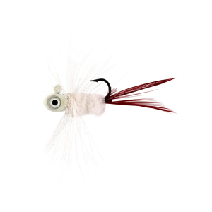 Northland Tungsten Flat Fry Fly 1/16 Oz, #10 Hk Glo White - Northland Fishing Tackle