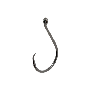 Gamakatsu Octopus Circle Outbarb 1X Strong Hook Size 5/0, NS Black, Package of 6 - Gamakatsu