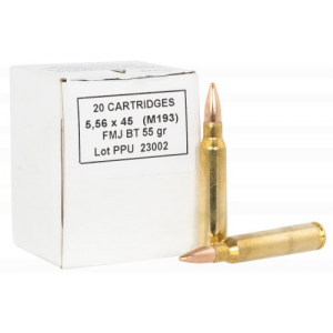 Z Metric Rifle Rifle Line 5.56x45mm NATO 55 Gr Full Metal Jacket Boat-Tail (FMJBT) 1000 Per Box/ 1 Cs Ammo