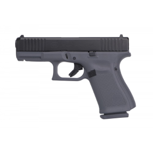 Glock G19 Gen5 9mm 4" Gray Frame, Front Serrations (3) 10rd Mags - Glock