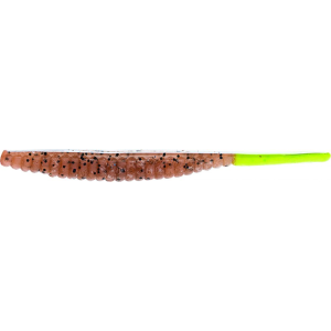 Z-Man Elaztech Trout Rootbeer/Chartreuse Tail 5" 6pk - Z-Man