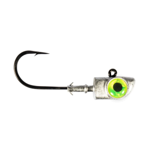Z-Man Diezel Eye Jigheads 6/0 3/8 Oz Charteuse 2 Pack - Z-Man