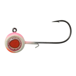 Northland Deep-Vee Jig 3/8 Oz, #3/0 Hk, 1 3/4" Pink 3/Cd - Northland Fishing Tackle