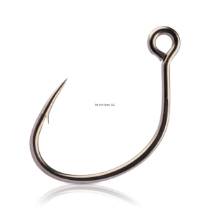 Mustad All Around Hooks, Ruthless In-Line Single, 2, 8 pack, TS Finish - Mustad