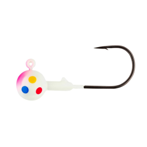 Northland Gum-Ball Jig 1/64 Oz, #8 Hk Super-Glo Pink Wonder 6/Cd - Northland Fishing Tackle