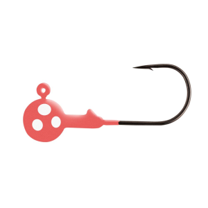Northland Gum-Ball Jig 1/32 Oz, #6 Hk Super-Glo Polka Dot 6/Cd - Northland Fishing Tackle
