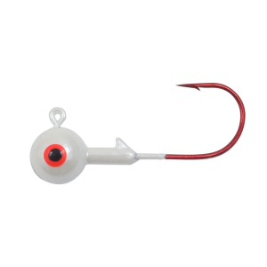 Northland Gum-Ball Jig 1/32 Oz, #6 Hk White 7/Cd - Northland Fishing Tackle