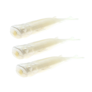 Z-man Pop Shadz Lures 4" Length, Pearl, Package of 3 - Z-Man