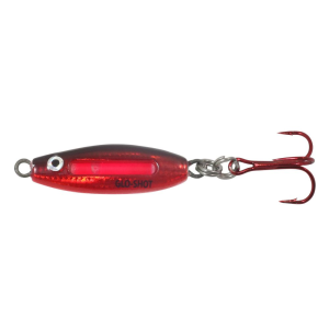 Northland GSFB5-93 Glo-Shot Fire-Belly Spoon, 2 3/4", 3/8 Oz #8 Hook, Super Glo Redfish, 1Cd - Northland Fishing Tackle