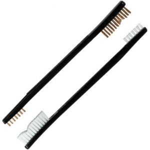 Double End Nylon and Bronze Gun Brush Combo Set - Kleenbore