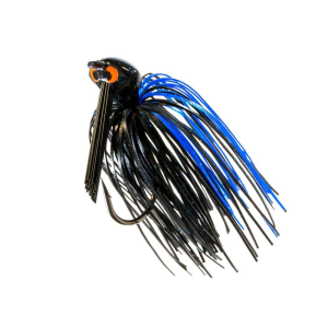 Z-man Crosseyez Flipping Jig Size 4/0 Hook, 1/2 oz, Black/Blue, Package of 1 - Z-Man
