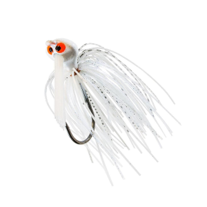 Z-man Crosseyez Flipping Jig Size 4/0 Hook, 1/2 oz, White Lightning, Package of 1 - Z-Man