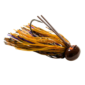 Z-man Crosseyez Football Jig 1/2 oz, Pumpkin Jelly, Package of 1 - Z-Man