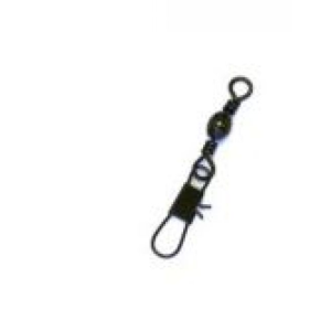 EC Black INTRLK SNAP SWVL SZ-1/0 12PK - Eagle Claw