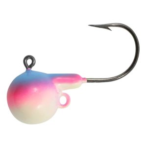 Northland Sting'n Fire-Ball Jig 1/2 Oz, #3/0 Hk Glow Rainbow 3/Cd - Northland Fishing Tackle