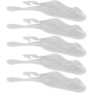 NetBait BF Toad 4" Baitfuel Supercharged White 5-Pack - Netbait
