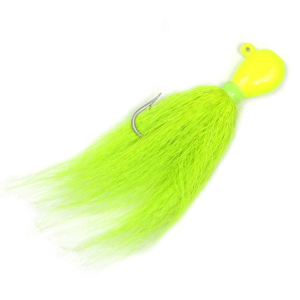 Sea Striker Bucktail Bean Jig Chartreuse 1/2oz 2pk - Sea Striker