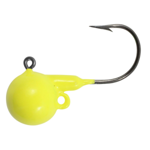 Northland Sting'n Fire-Ball Jig 1/16 Oz, 1/0 Hk Super-Glo Chartreuse 5/Cd - Northland Fishing Tackle