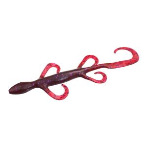 Zoom Lizard Bait - 6in - Cranberry 9/Pk - Zoom Bait