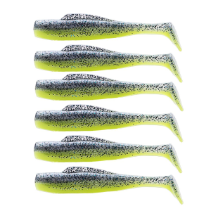 Z-man Minniowz Soft Plastic Lures 3" Length, Sexy Mullet, Package of 6 - Z-Man