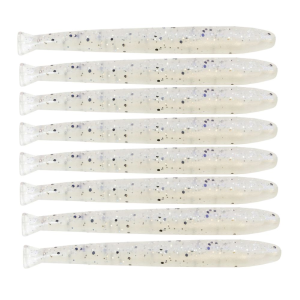 Z-man TRD Minnowz Soft Bait Lure 3 1/2" Length, Pearl Blue Glimmer, Package of 8 - Z-Man