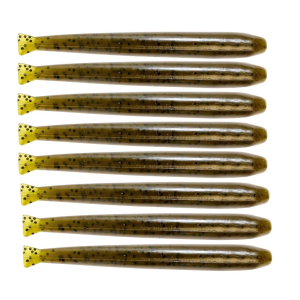 Z-man TRD Minnowz Soft Bait Lure 3 1/2" Length, Green Pumpkin, Package of 8 - Z-Man