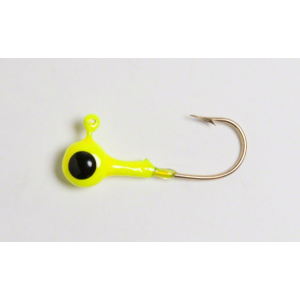 BETTS JIGHEADS 1/16 10PK CHARTREUSE - Betts