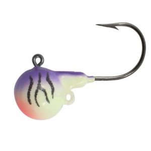 Fire Ball Jig - 1/16 Oz, 1/0 Hk Uv Purple Tiger 5/Cd - Northland Fishing Tackle