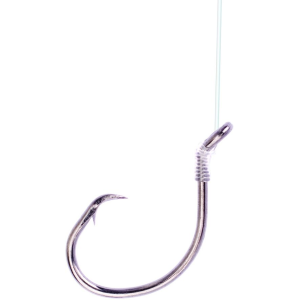 Eagle Claw Lazer Sharp Snelled Circle Sea Hook, Size 4/0 4 Pack - Eagle Claw