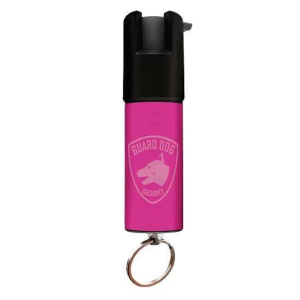 GUARD DOG KEYCHAIN POCKET PEPPER SPRAY 1/2 OUNCE PINK - Guard Dog Security