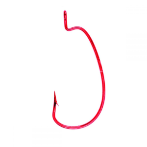 Lazer Sharp Red Wide Gap Worm Hooks - Eagle Claw