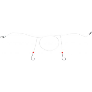 Sea Striker FC PRCH 10 Pro Series Pompano Circle Hook Rig, 2Drop #1 E. Claw Circle Hook w/Fluorocarbon - Sea Striker