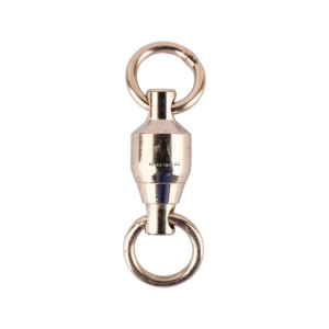 Mustad Ball Bearing Swivel W/ Welded Rings, Size 4, 5 Pack - Mustad