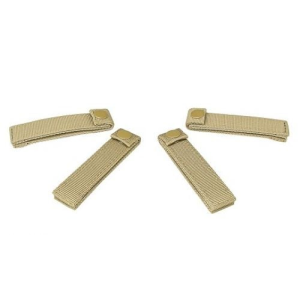 MOLLE Small 4" Straps 4ea/ Tan - Ncstar