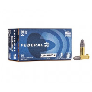 eral Champion 22LR 40 Grain LRN 50rd Box Ammo