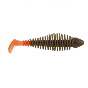 Matzuo Gaikotsu 2.5" Ribbed Swimmer 8pk, Fire Tail Craw - Matzuo