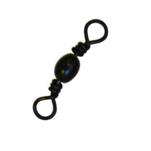 EC BLACK BARREL SWIVEL SZ-1 12PK - Eagle Claw