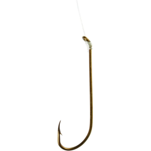 Eagle Claw Plain Shank 2X Long Shank Double Line, Sz2/0, Bronze, 6Pk - Eagle Claw